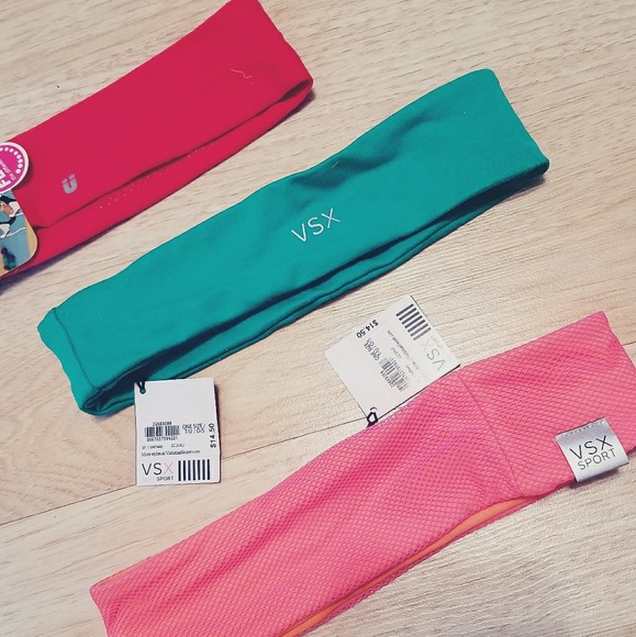 Victoria's Secret Accessories - BUNDLE of 3 NWT Victoria's Secret Sport Headbands